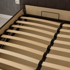 Кровать «Купол тысячелетия» с ПМ, 160×200 см, экокожа, цвет горький шоколад - Фото 4