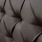 Кровать «Монблан» без ПМ, 140×200 см, экокожа, цвет горький шоколад - Фото 6