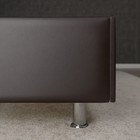 Кровать «Монблан» без ПМ, 140×200 см, экокожа, цвет горький шоколад - Фото 8