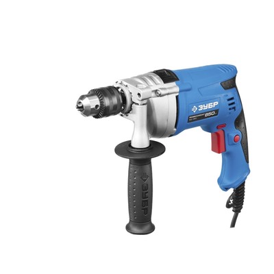 Дрель «ЗУБР» ЗДУ-850 ЭРММ2, ударная, 850 Вт, 2800 об/мин, 44800 уд/мин, ЗВП 1.5-13 мм
