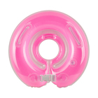 Круг на шею для купания, с погремушками, от 0 мес., цвет розовый - Фото 2