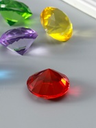 Набор фигурок стекло «Бриллианты», 6 шт., d=4 см, в коробке, 17×12×4 см - Фото 3