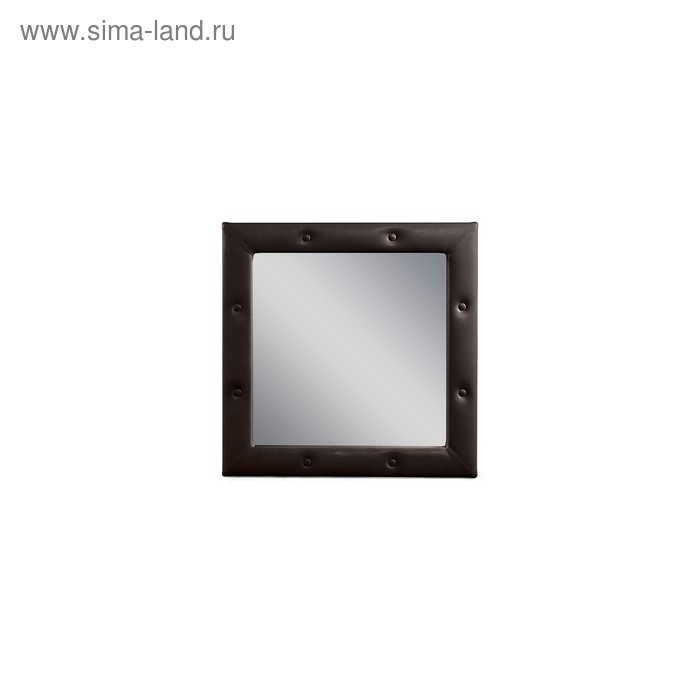 Зеркало «Алеро» квадратное, 855×855 мм, цвет шоколад - Фото 1