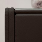 Комод «Алеро», 1010×375×765 мм, 3 ящика, экокожа, цвет горький шоколад - Фото 5