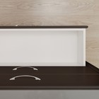 Комод «Алеро», 1010×375×765 мм, 3 ящика, экокожа, цвет горький шоколад - Фото 6