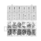 Набор саморезов, винтов, гаек и шайб ТУНДРА krep, 347 предметов - Фото 4