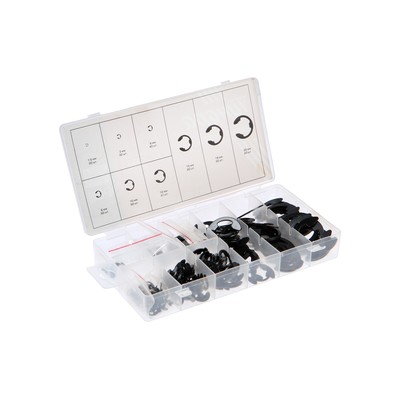 Набор стопорных колец d=1.5-22 мм ТУНДРА krep, 300 предметов