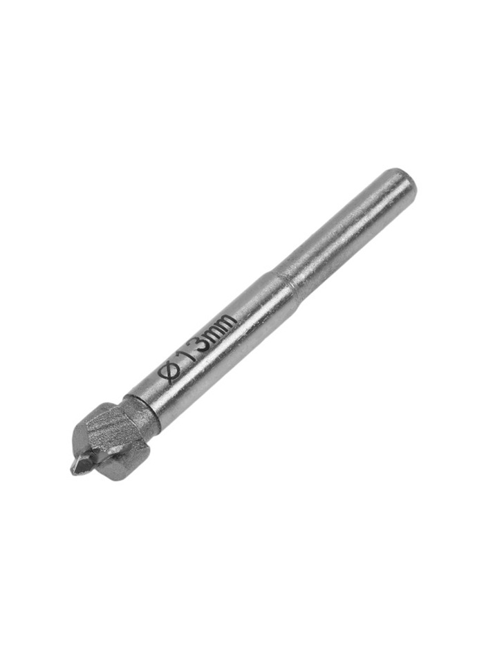 Сверло Форстнера ТУНДРА, твердосплавные пластины, цилиндрический хвостовик, 13 мм - Фото 1