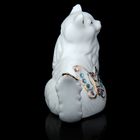 Сувенир керамика "Кошечка игривая" со стразами, 8х10,5х5 см - Фото 4