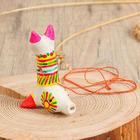 Филимоновская игрушка - свисток «Котик» - Фото 2