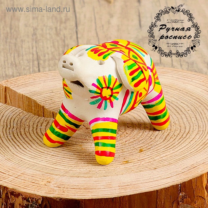Филимоновская игрушка «Свинка» - Фото 1