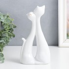 Фигурка керамика под фарфор «2 киски любовь», 20×10×5.5 см, стразы - Фото 3