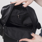 Рюкзак молодёжный, отдел на молнии, 4 наружных кармана, цвет чёрный - Фото 5
