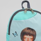 Рюкзак молодёжный, отдел на молнии, цвет мятный - Фото 4