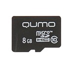 Карта памяти Qumo microSD, 8 Гб, SDHC, класс 10 - фото 8690298