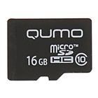 Карта памяти Qumo microSD, 16 Гб, SDHC, класс 10 - Фото 1