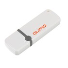 Флешка Qumo Optiva 02, 16 Гб, USB2.0, чт до 25 Мб/с, зап до 15 Мб/с, белая - Фото 1