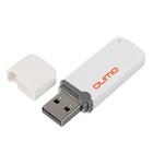 Флешка Qumo Optiva 02, 16 Гб, USB2.0, чт до 25 Мб/с, зап до 15 Мб/с, белая - Фото 2