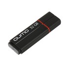 Флешка Qumo Speedster 3.0, 32 Гб, USB3.0, чт до 140 Мб/с, зап до 40 Мб/с, черная - фото 8854680