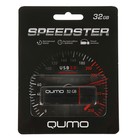 Флешка Qumo Speedster 3.0, 32 Гб, USB3.0, чт до 140 Мб/с, зап до 40 Мб/с, черная - Фото 3