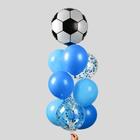 Фонтан из шаров «Футбол», для мальчика, с конфетти, латекс, фольга, набор 10 шт. - Фото 2