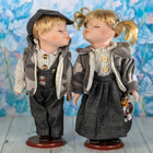 Кукла коллекционная парочка поцелуй набор 2 шт "Парочка поцелуйчик" 30 см - Фото 1