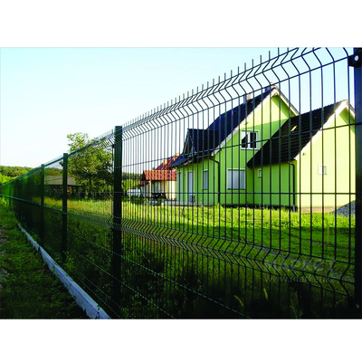 Ограждение панельное, 250×203 см, ячейка 200×55 мм, прут d=3.5 мм, зелёное