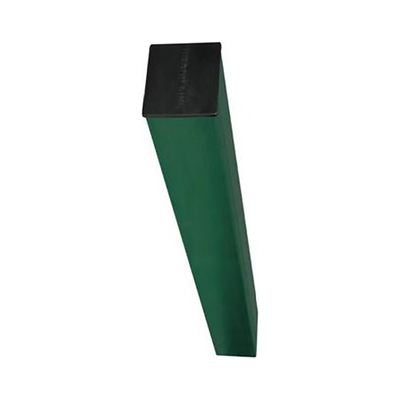 Столб, 60 × 40 × 1.2 мм, h = 2, 5 м, под бетон, зелёный
