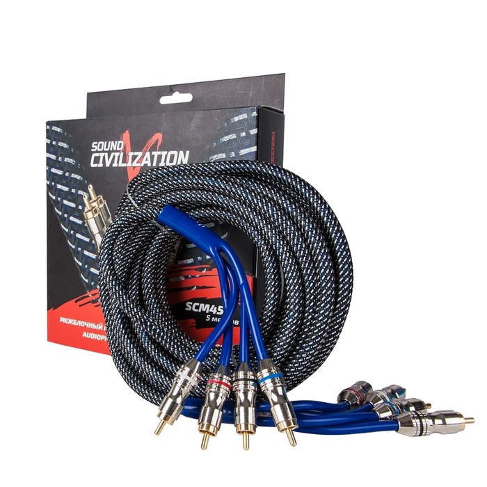 Кабель RCA Kicx RCA SCM45, 5 м - фото 51433116 Кабель RCA Kicx RCA SCM45, 5 м - фото 51433116