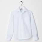 Сорочка для мальчика, размер 29, рост116-122см, цвет белый CVC2 - Фото 1