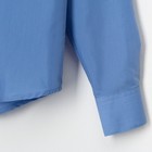 Сорочка для мальчика, размер 36, рост158-164см, цвет тёмно-голубой CVC37 - Фото 4