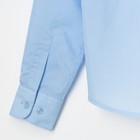 Сорочка для мальчика, размер 35 , рост152-158 см, цвет светло-голубой CVC27 - Фото 5
