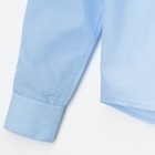 Сорочка для мальчика, размер 36, рост158-164см, цвет светло-голубой CVC27 - Фото 4