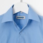 Сорочка для мальчика, размер 36, рост158-164см, цвет голубой CVC23 - Фото 2