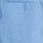 Сорочка для мальчика, размер 36, рост158-164см, цвет голубой CVC23 - Фото 3