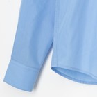 Сорочка для мальчика, размер 36, рост158-164см, цвет голубой CVC23 - Фото 4