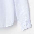 Сорочка для мальчика, размер 35 , рост152-158 см, цвет белый CVC2 - Фото 5