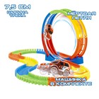 Автотрек «Магический Трек», гибкий, светится в темноте, 106 деталей, мёртвая петля - Фото 2