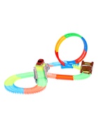 Автотрек «Магический Трек», гибкий, светится в темноте, 132/145 детали, мёртвая петля, МИКС - Фото 3