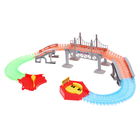 Автотрек «Магический Трек», гибкий, светится в темноте, 198 деталей, поворот - Фото 4