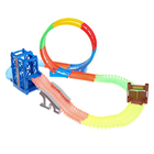 Автотрек «Магический Трек», гибкий, светится в темноте, 133 детали, лифт, мёртвая петля - Фото 4