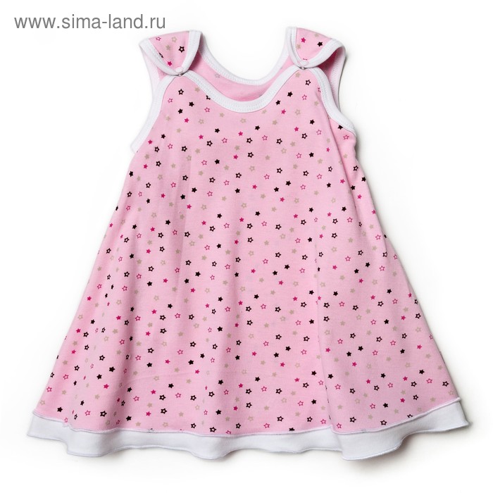 Платье-боди детское, рост 80 см, цвет розовый M054038_М - Фото 1