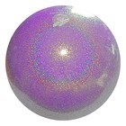 Мяч для художественной гимнастики Pastorelli New Generation GLITTER FIG HV, d=18 см, цвет сиреневый - фото 2055140