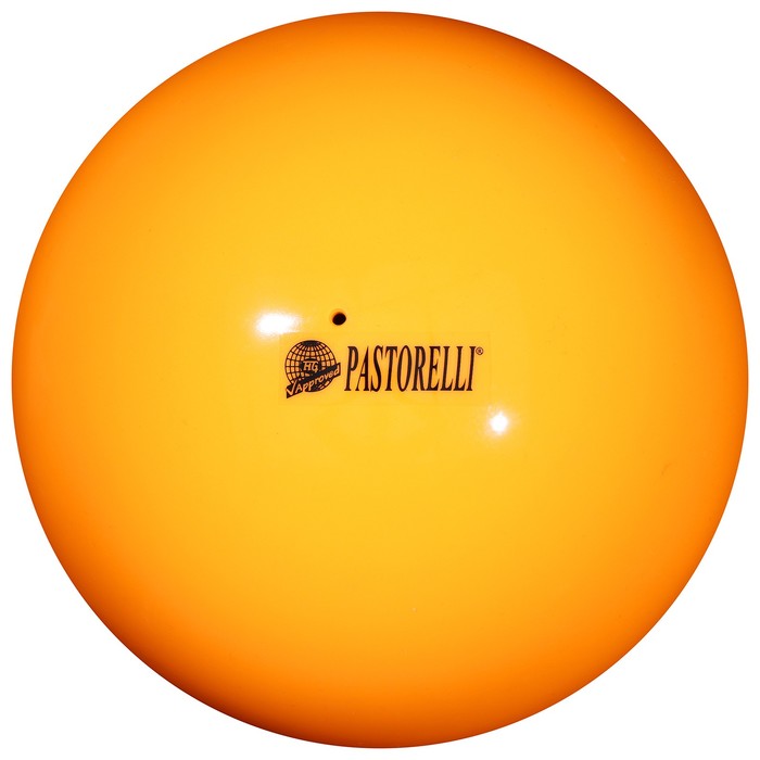 Мяч для художественной гимнастики Pastorelli New Generation FIG, d=18 см, цвет оранжевый - Фото 1