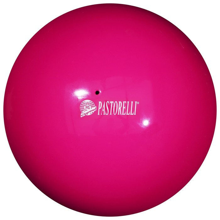 Мяч для художественной гимнастики Pastorelli New Generation FIG, d=18 см, цвет малиновый - Фото 1