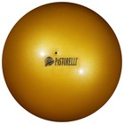 Мяч для художественной гимнастики Pastorelli New Generation FIG, d=18 см, цвет золотой - фото 301818778
