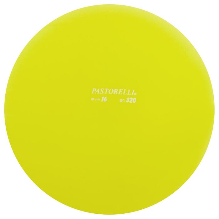 Мяч для художественной гимнастики Pastorelli, d=16 см, цвет жёлтый - Фото 1