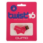 Флешка Qumo Twist, 16 Гб, USB2.0, чт до 25 Мб/с, зап до 15 Мб/с, светло-вишневая - Фото 3