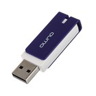 Флешка Qumo Click, 32 Гб, USB2.0, чт до 25 Мб/с, зап до 15 Мб/с, цвет сапфир - Фото 2