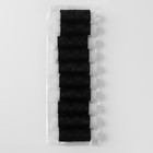 Набор ниток 40/2, 150 м, 10 шт, цвет чёрный №6818 - Фото 2